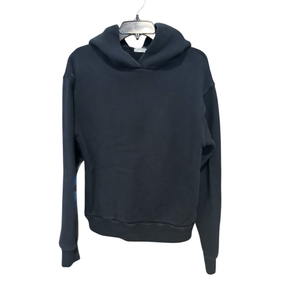 PERFECT WHITE TEE Black Size Small Cotton Hoodie Sweatshirt USA Pullover #V4-6